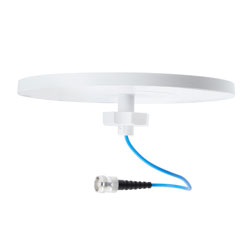 Picture of 617 to 960 MHz + 1350 to 2700 MHz + 3300 to 3800 MHz + 4900 to 6000 MHz Low PIM H-pol Ceiling Omni DAS antenna, Low Profile, 4.3-10 Female