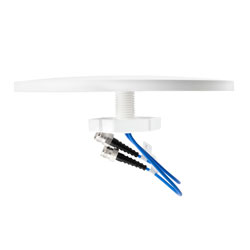 Picture of 698 to 960 MHz + 1350 to 2700 MHz + 3300 to 4200 MHz Low PIM HH-pol MIMO Omni Low Profile Ceiling DAS Antenna, 1.5 to 6 dBi, 2x4.3-10 Female