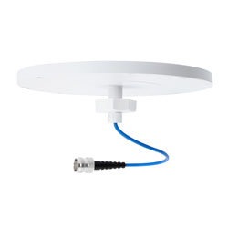 Picture of 698 to 960 MHz + 1350 to 2700 MHz + 3300 to 4200 MHz Low PIM H-pol Ceiling Omni DAS antenna, 2.2 to 5 dBi, Low Profile, 4.3-10 Female