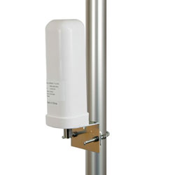 Picture of 698 to 960 MHz + 1710 to 2700 MHz + 3400 to 4200 MHz Low PIM Indoor+Outdoor V-pol Omni DAS antenna, 3 to 4 dBi, Type N Female