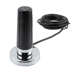 Picture of 617-7125 MHz, 2-5 dBi Gain, Omni-directional Antenna with Magnetic NMO Mount, N-Male Connector