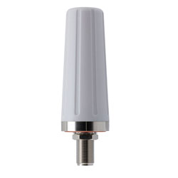 Picture of 617 to 7125 MHz Wi-Fi 6E Omni Antenna, 3 dBi Gain, N Female Connector White